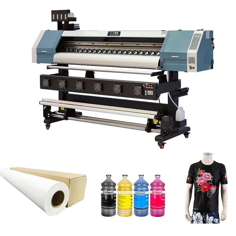 hot sell 1.8m DX5/3200 wide format textile sublimation printer Digital Printing Fabric Machine in china