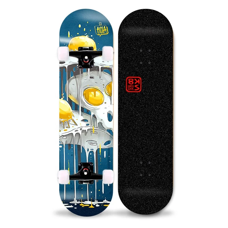 manufacture cheap wood custom skate board design print complete skateboard for adults