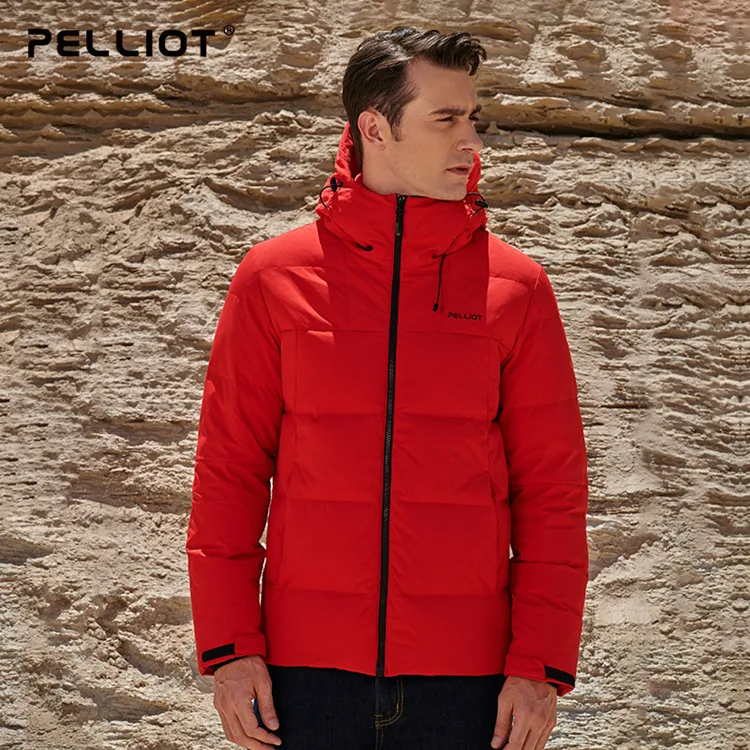 Pelliot men outdoor duck feather Quilted Puffer Down Filled Sportswear winter down coat jacket