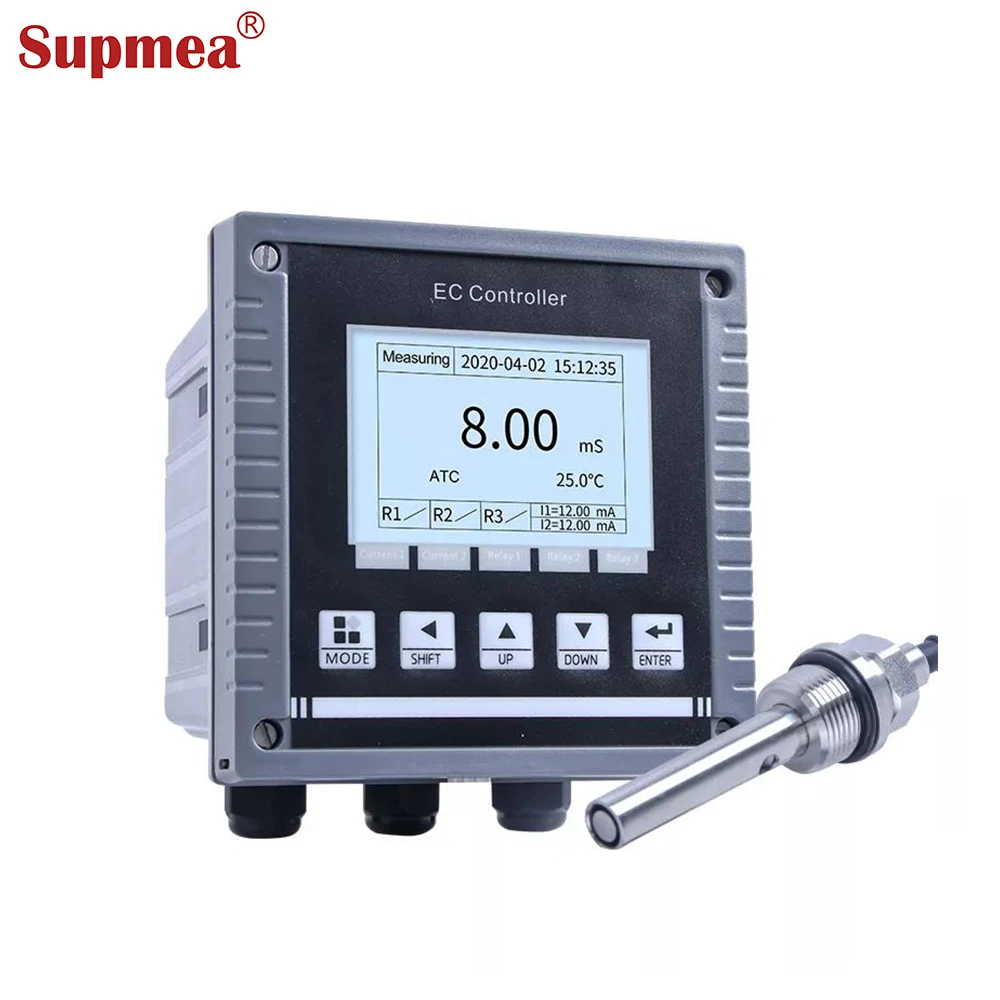 Water quality ce marked industrial online conductivity meter high temperature es tds controller