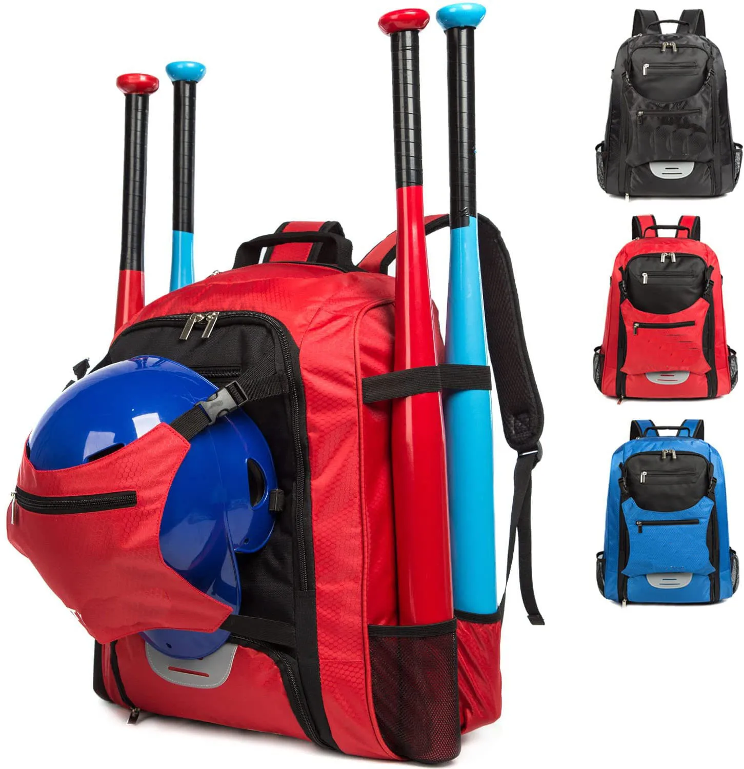 Fashion Baseball Bat Bag Backpack for Baseball Softball &T-Ball Bat and Equipment Baseball Gym Backpack for Youth and Adults