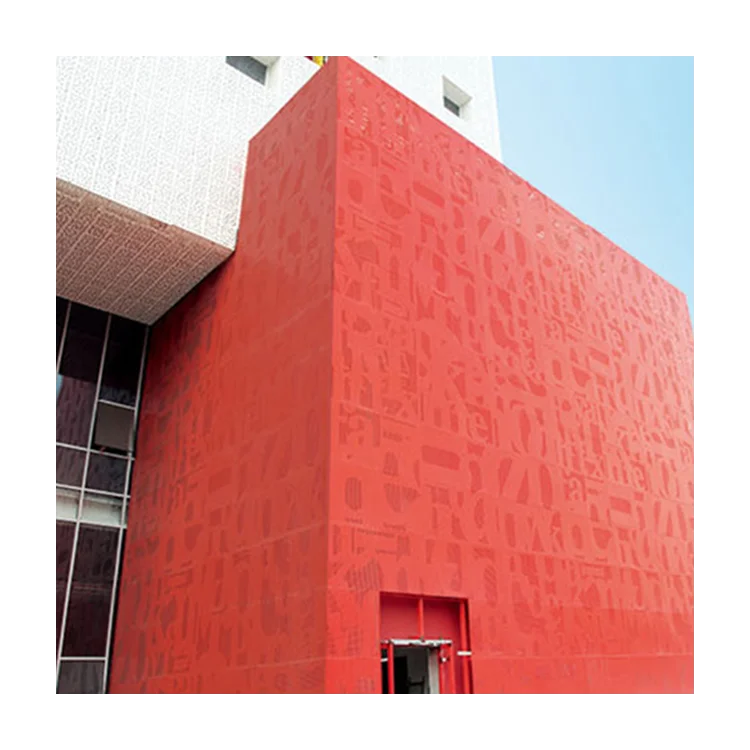 Customized Exterior Decorative Sheet Metal Door Panels Laser Cutting Perforated Corten Steel Plate Garden Fence Wall Panel