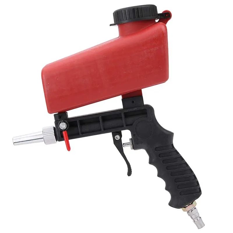 Handheld Pneumatic Sandblasting Gun for Rust Oil Impurity Removal New Small Tool