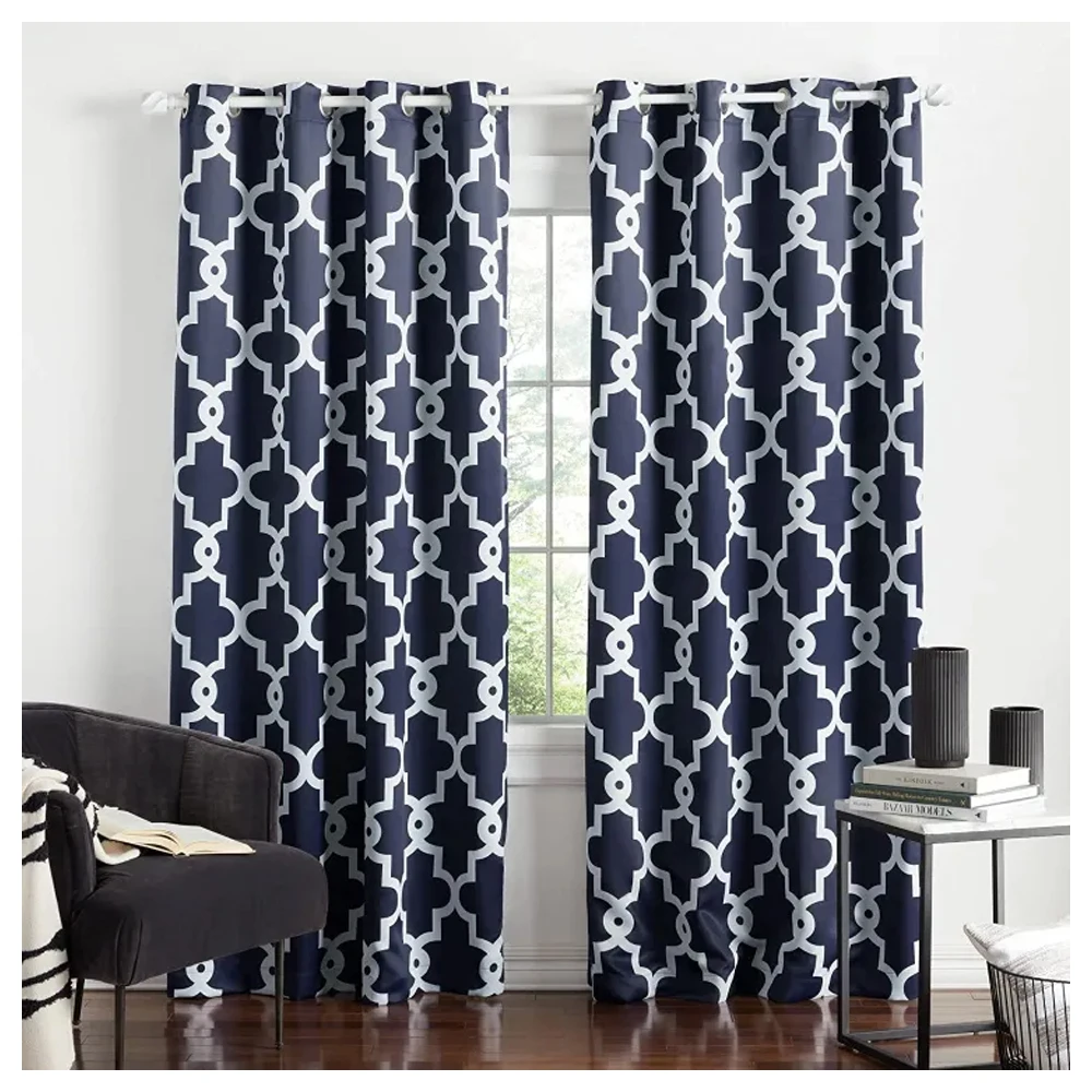 Premium Quality Printed/Plain Beautiful Lined Curtains Wholesale Prices Custom Packing Latest Design