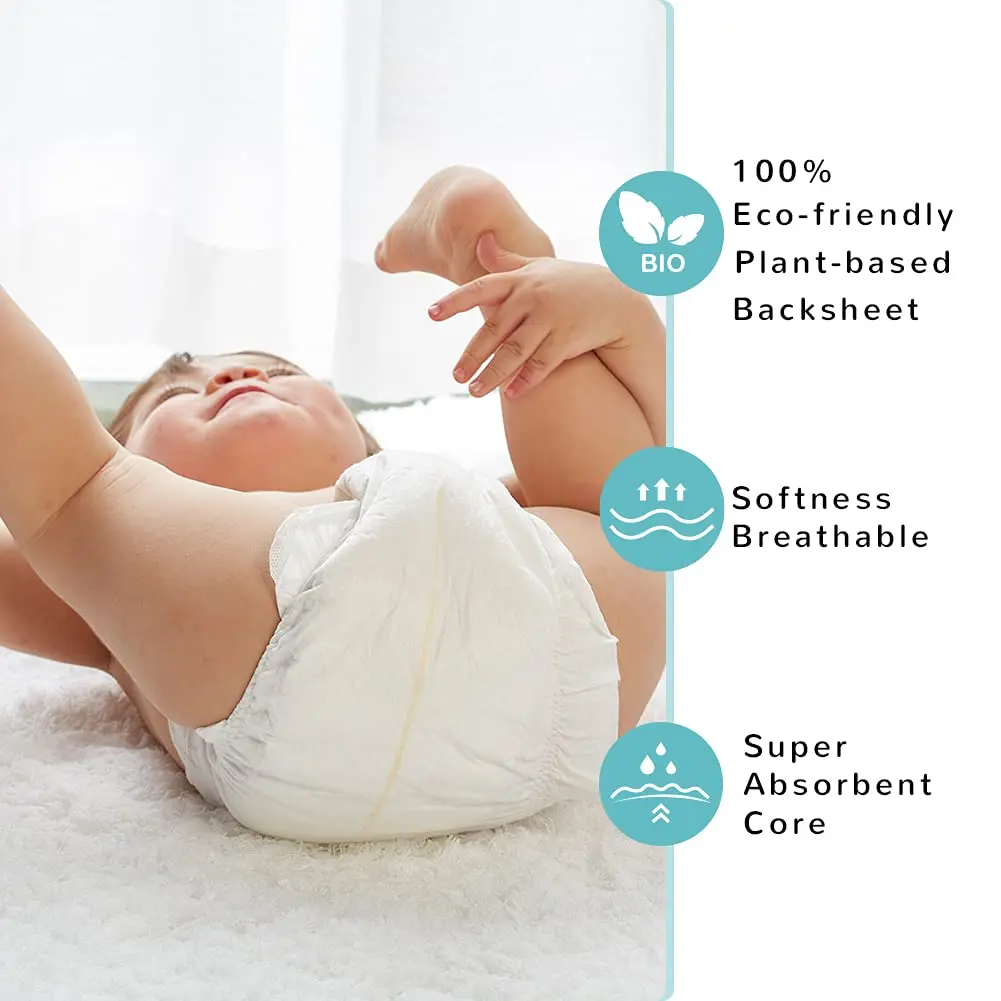 GIOTTO OEM/ODM Diapers, Super Soft Cotton Disposable Baby Nappies Cheapest Adult Baby Diaper Pants Wholesale Baby Diaper