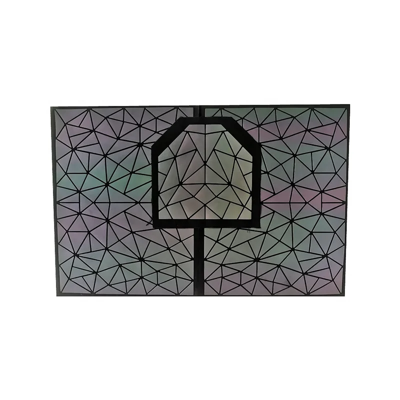 Продажа высококачественных кожаных светоотражающих отстроченных рюкзаков с геометрическим рисунком