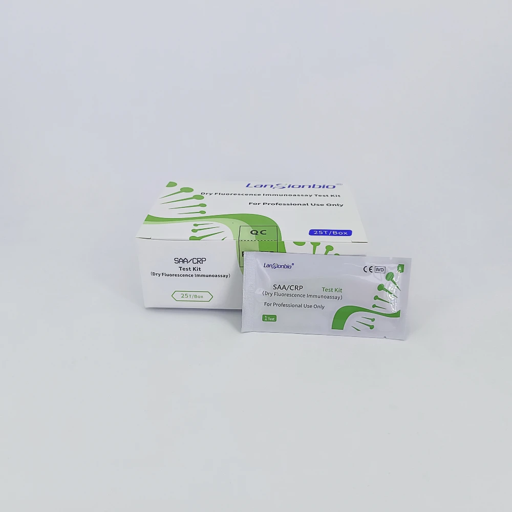 Lansionbio SAA/CRP Quantitative Combo Test Kit Serum Amyloid A Protein C Reaction Protein Rapid Diagnostic Reagent