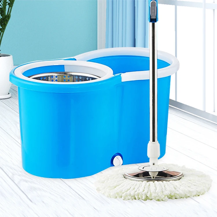 Wholesale 360 spinning mop microfiber dust magic cleaning mop spin and bucket set