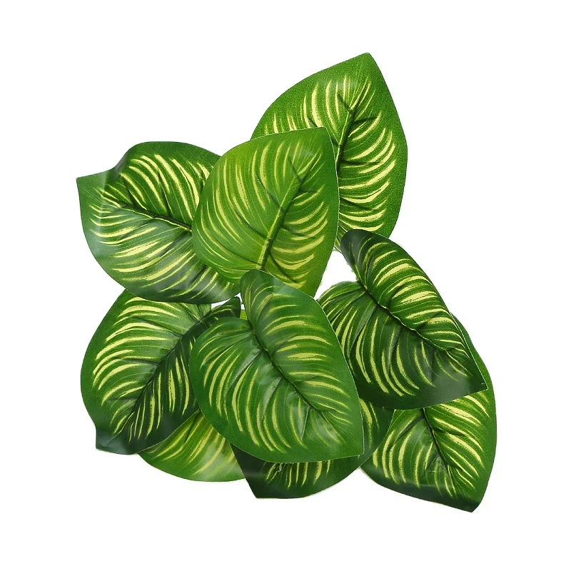 Зеленые Растения горшечные растения Настенные украшения искусные листья фон стены цветочные композиции материалы