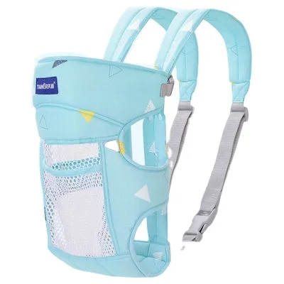 2021 Factory price Low MOQ High Quality Double shoulder 360 All Carry Positions Front Facing Baby Sling Wrap Carrier