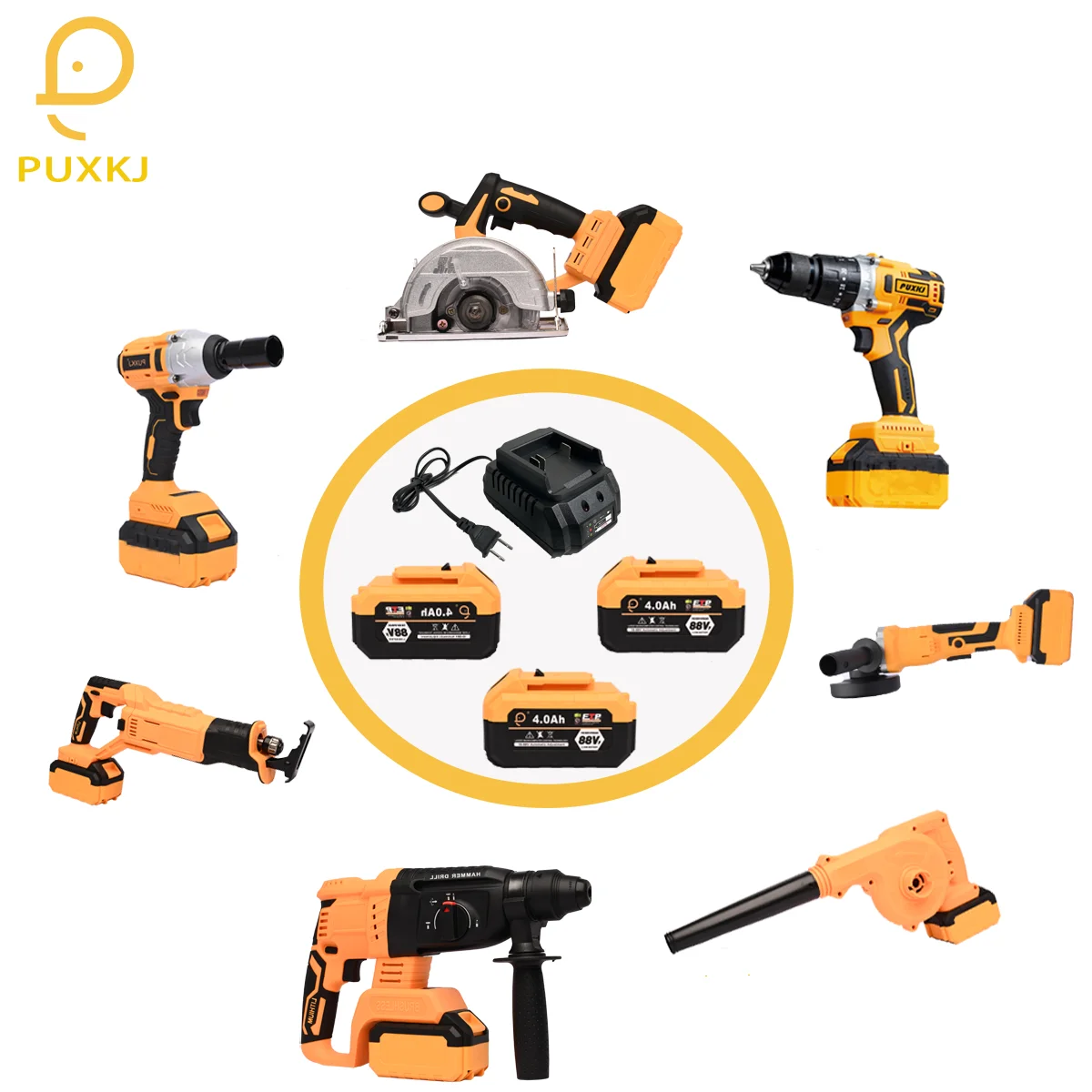 Factory China Brushless Blower Saw Grinder Impact Wrench conjunto de ferramentas cordless combo power tool combo kits