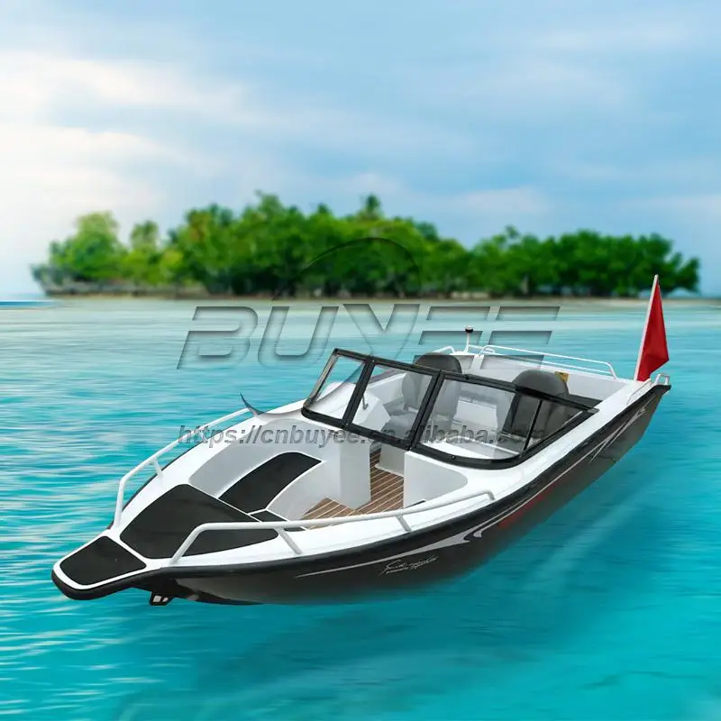 China Manufacturer Offshore 4.8m/16ft Small Aluminium Alloy Boat  Outboard Motor Marine Racing Boat