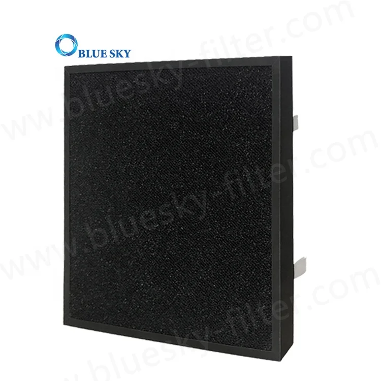 Customized Black Paper Frame Honeycomb Sponge Type Panel Filter Replacement for Air Purifier Parts