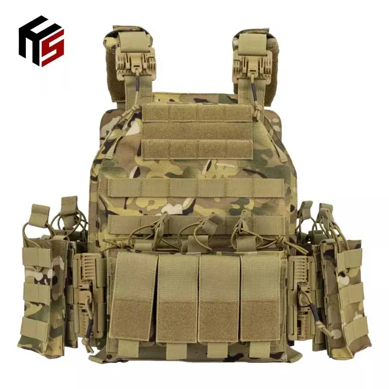 Wholesale Custom Quick Release Vest Outdoor Molle Plate Carrier Tactical Protective Vest