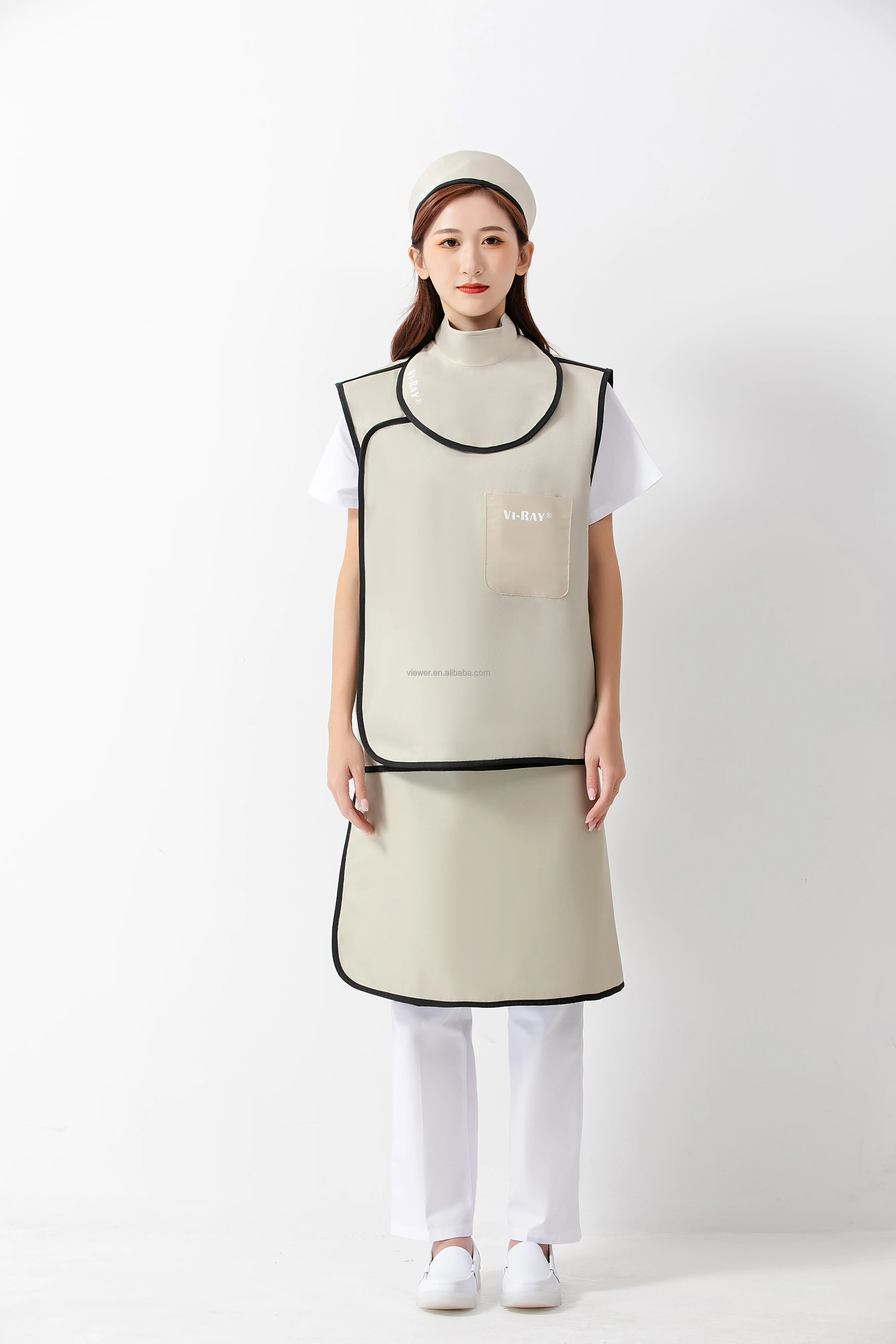 Radiation Protection 0.125mmPb/0.25mmPb/0.35mmPb Lead Free apron for X Ray Shielding
