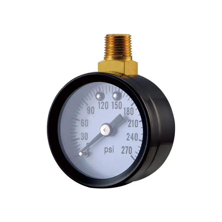 High Connection Black steel Vibration-proof Pressure Gauge for Metallurgy