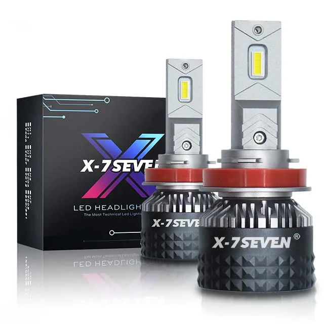 X-7SEVEN супер яркие высококачественные 150 Вт 30000LM H13 9006 9005 H11 12 В H7 H4 светодиодные лампы для автомобильных фар