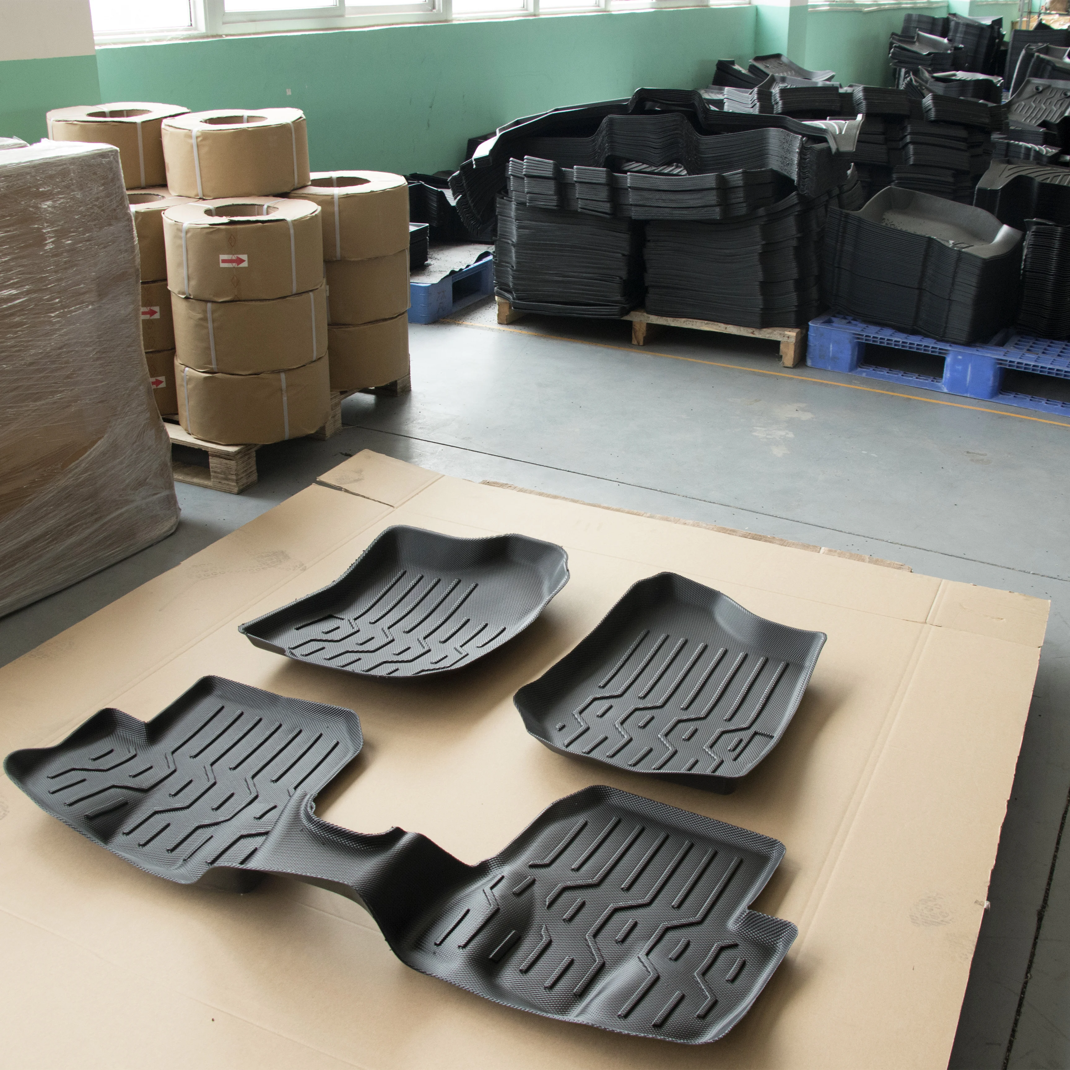 TPE TPV 5D Waterproof Left Hand Driving Automatic Car Floor Mat For Toyota FJ Cruiser LC100 150 200 300