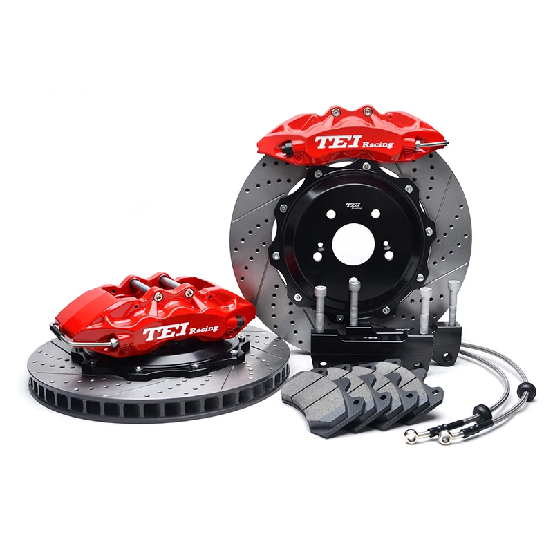 TEI Racing Brake Kit 6 Pot Front Caliper 355x32MM 4 Pot Rear Caliper 355x28MM 18 Inch Wheel For Land Cruiser PRADO 2009-2019