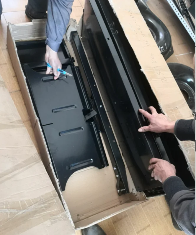 
china lawn trailer for garden or farm tilted trailer 