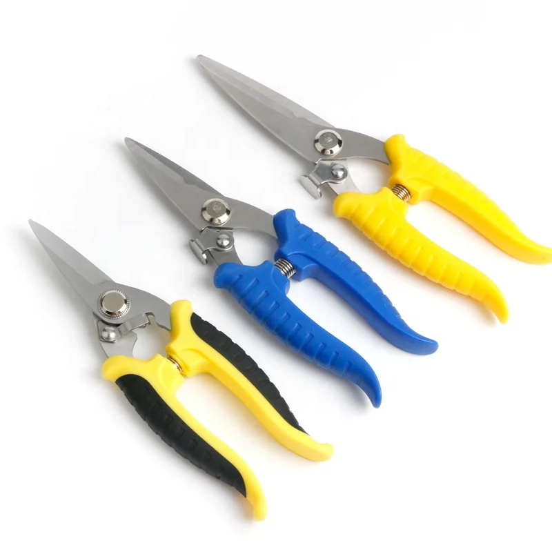 multi-purpose tin snips new electrician shears cutting tile carbon steel iron sheet scissors