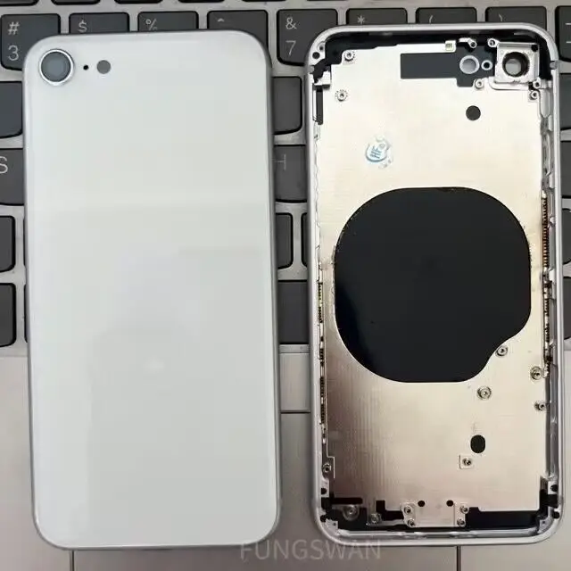 Factory price High Quality Middle frame For iPhone SE 2020 battery cover rear door housing replacement with logo