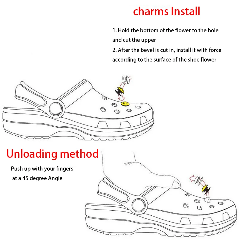 all style in stock wholesale Factory direct sales 2024 New Arrival PVC Custom Clog snowflake shoes Charms pvc shoes decoration