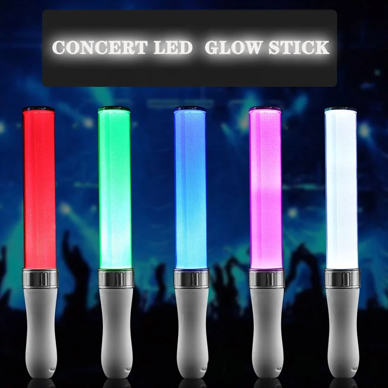 15 RGB colors DMX Control Luminous LED Flashing Light Stick AUDIO Function Field Controlled Glow Stick For Party Concert