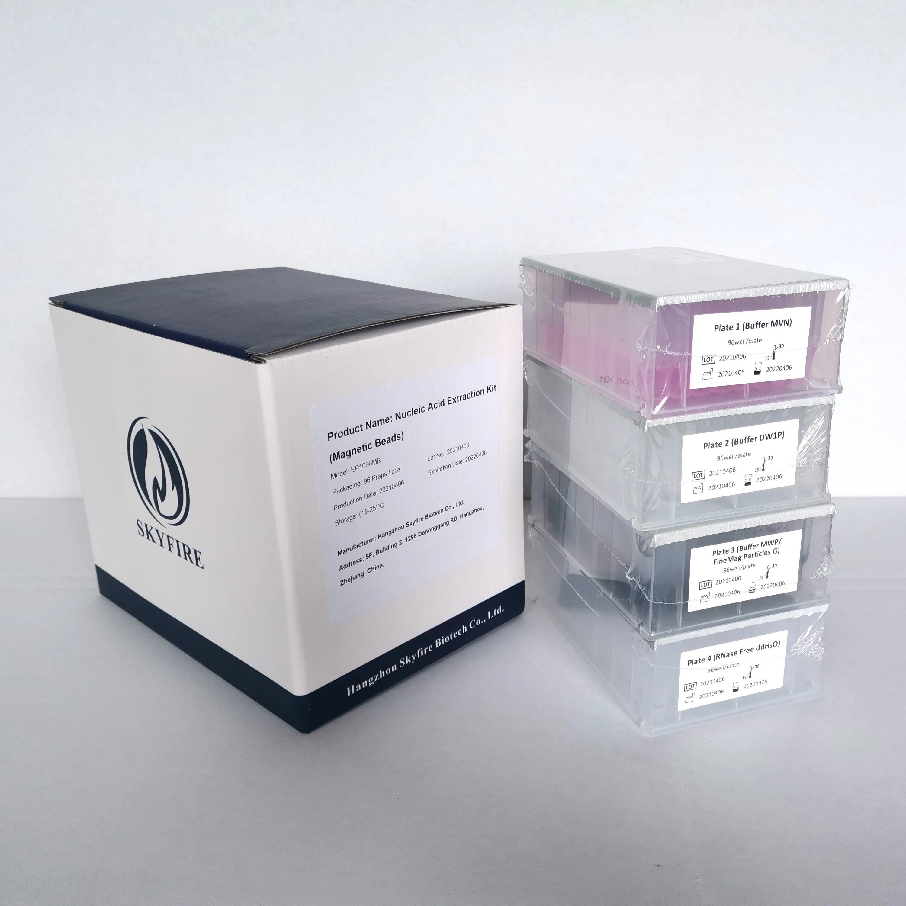 
Fast extraction for DNA/RNA reagent kits (Magnetic beads method) 