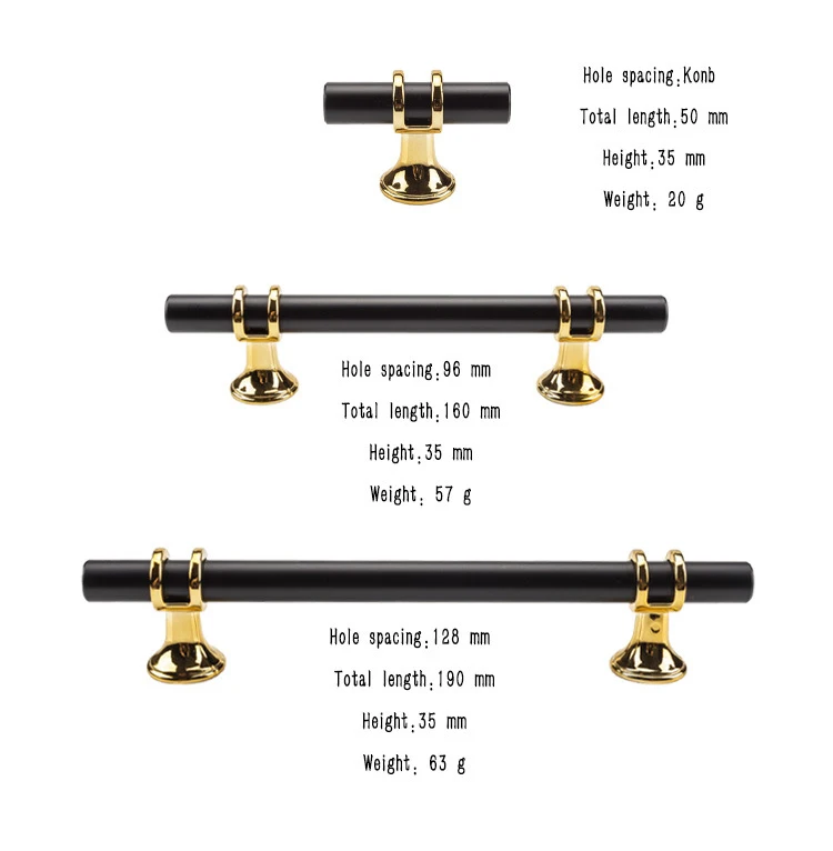 Topcent из нержавеющей стали пластиковые ручки для кухонного шкафа