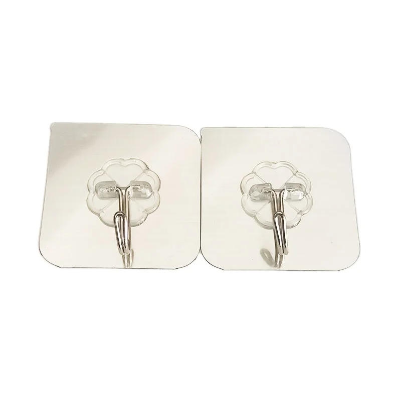 Simple Wall Hooks Adhesive Heavy Duty Waterproof  Kitchen Pack Adhesive Wall Hooks
