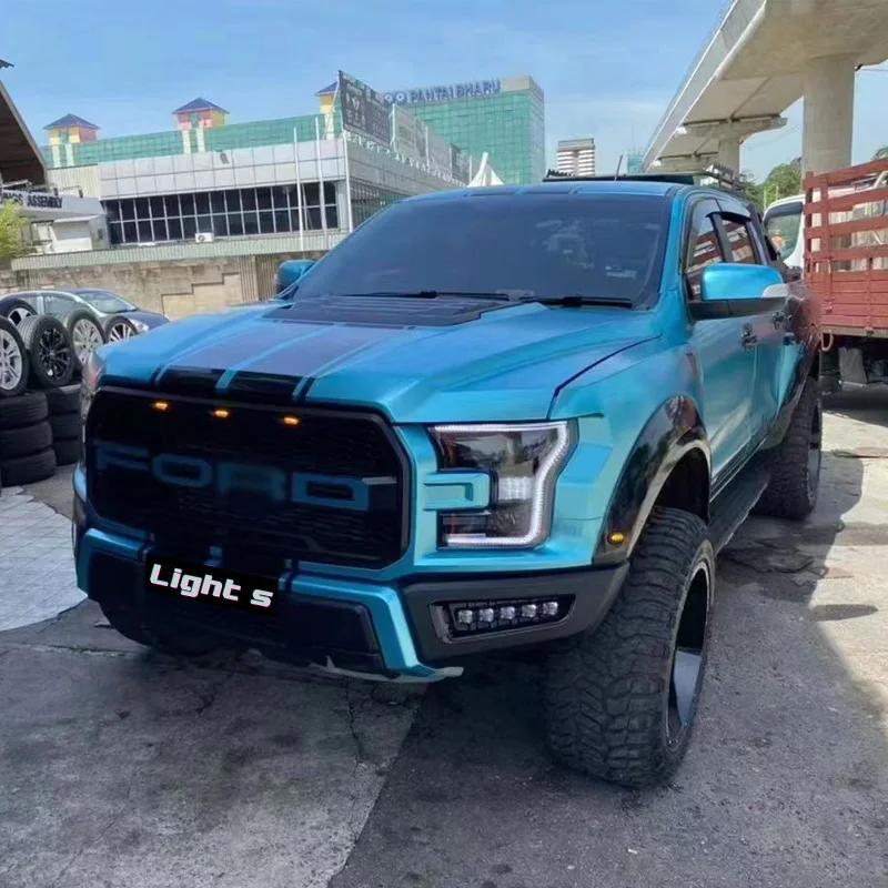 New Car Front Bumper Bodykit Body Kit for Ford Ranger T6 T7 T8 2012-2021 Change To F150 Raptor