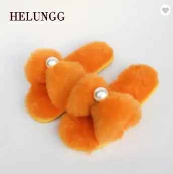 
2020 New Model most comfortable fashionable Winter Wool Fluffy furry indoor Slippers for women 