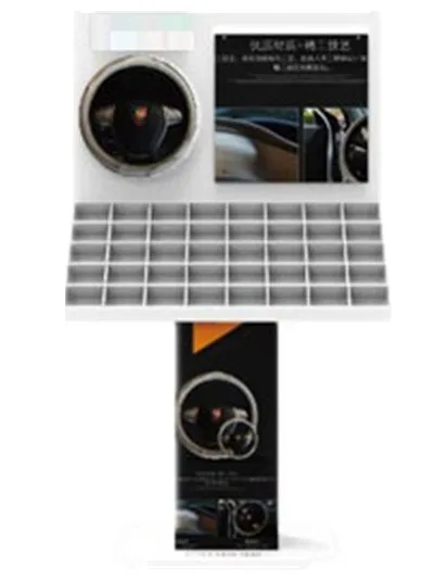 Fashion Metal Car  Accessories Auto Steering Wheel Covers Display Rack Holder Stand