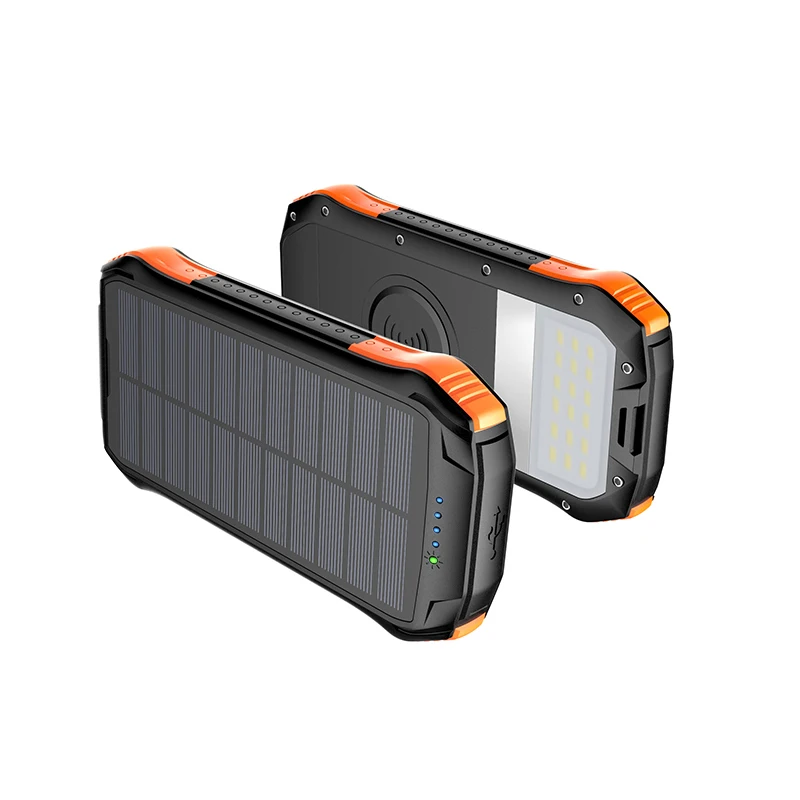 Best Price Solar Power Banks Portable Solar Powre Bank Fast Charging With  Led Light For Phone And Laptops