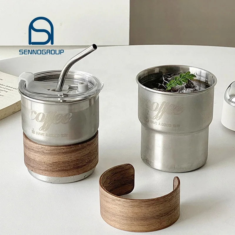 Wholesale Stainless Steel Insulated Coffee Cup Tumbler custom coffee tumbler with lid and straw in bulk