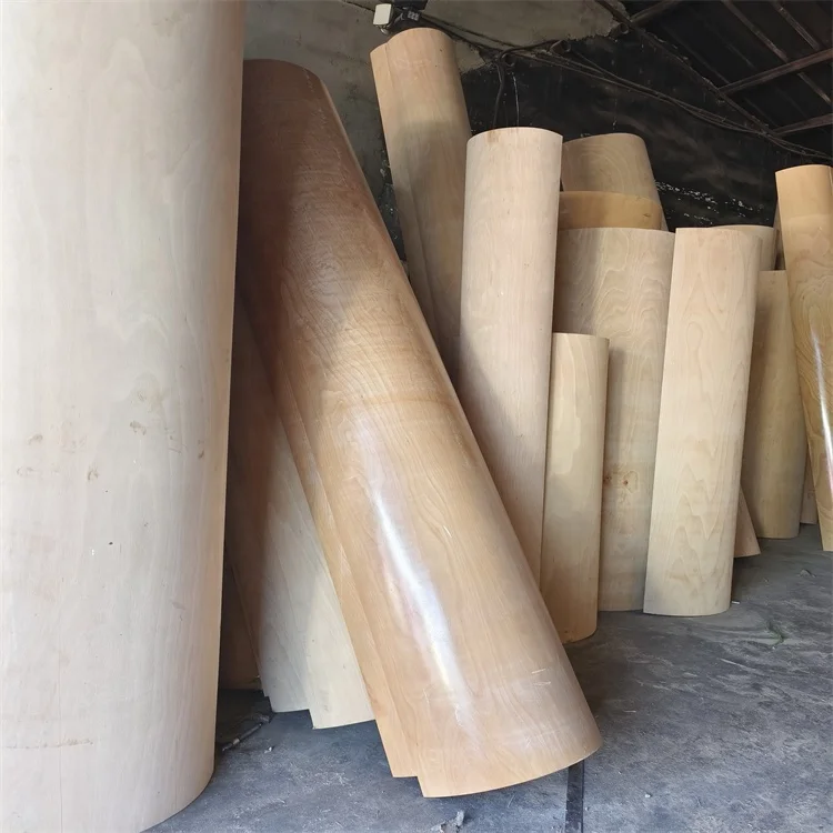 13mm 18mm CNC plywood veneer round rotary curved die cutting plywood board for die making