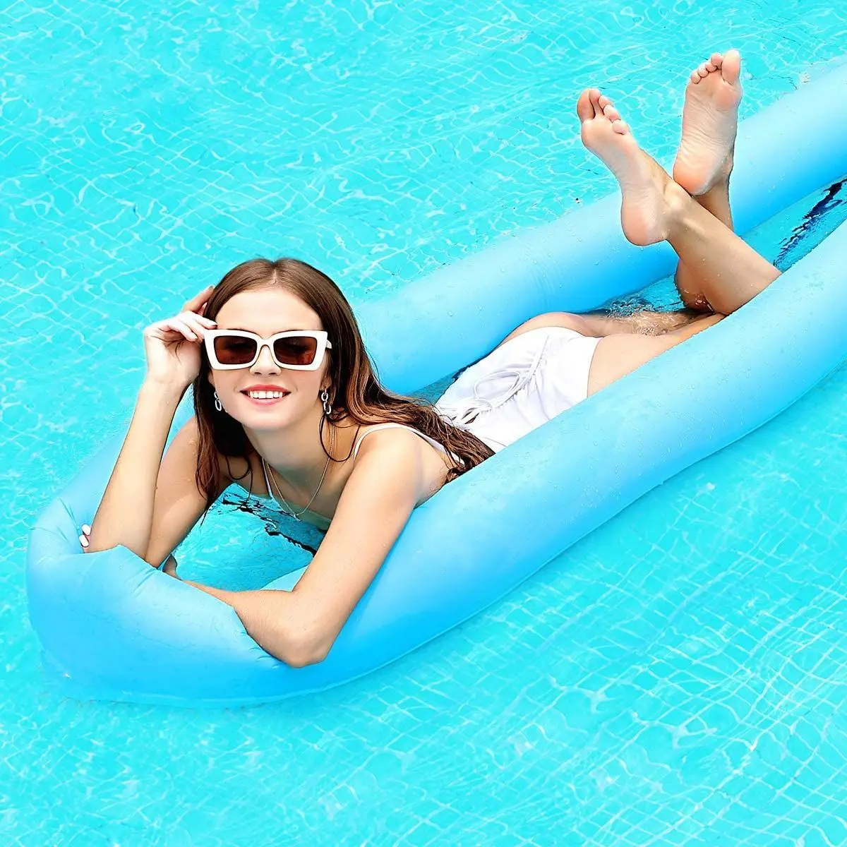 Floating bed swimming pool float hammock pool hammock pool float