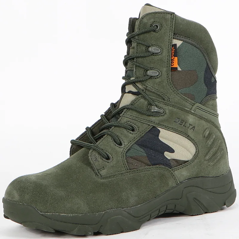 Tronyond Anti-Friction Hiking Boots Tactical Lightweight Climbing High Top Anti-Collision Shoes Breathable Desert Tactical Boots