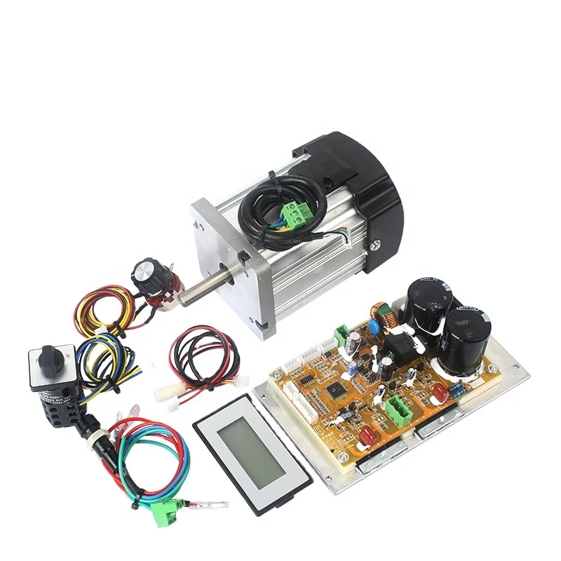 220V 1100W Brushless DC Motor / Main Control Board / Lathe Power Drive Board&Motor Kit