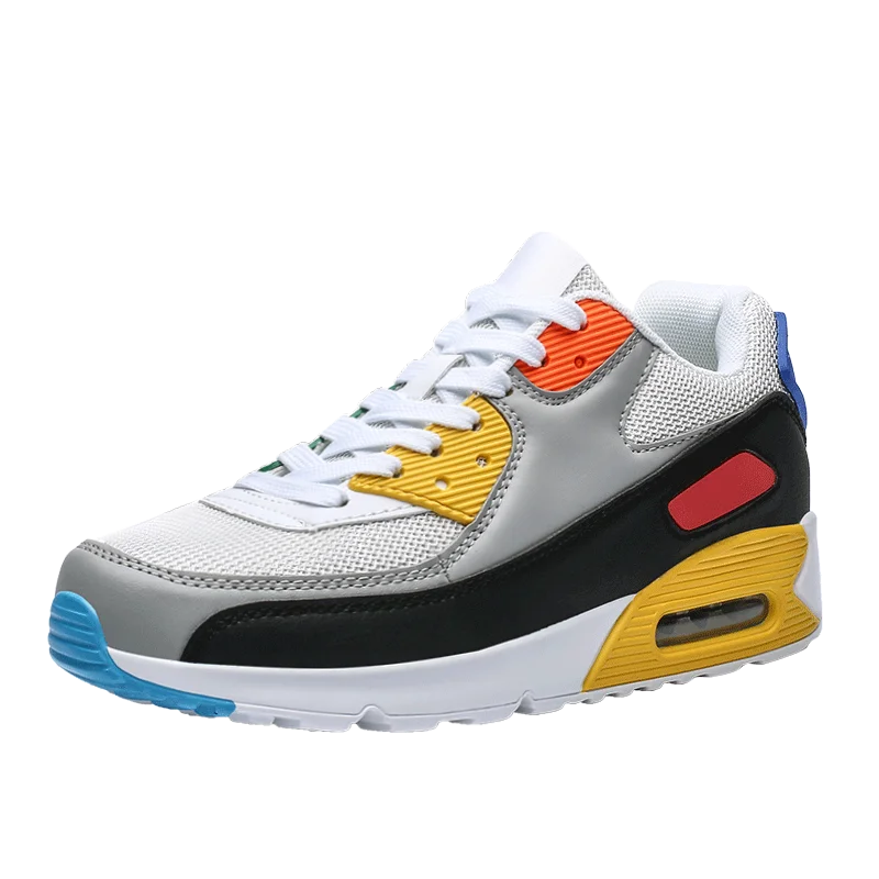 Оптовая продажа, Модные дышащие кроссовки унисекс большого размера с логотипом на заказ для женщин, спортивные кроссовки для бега с воздушной подушкой, мужская повседневная обувь