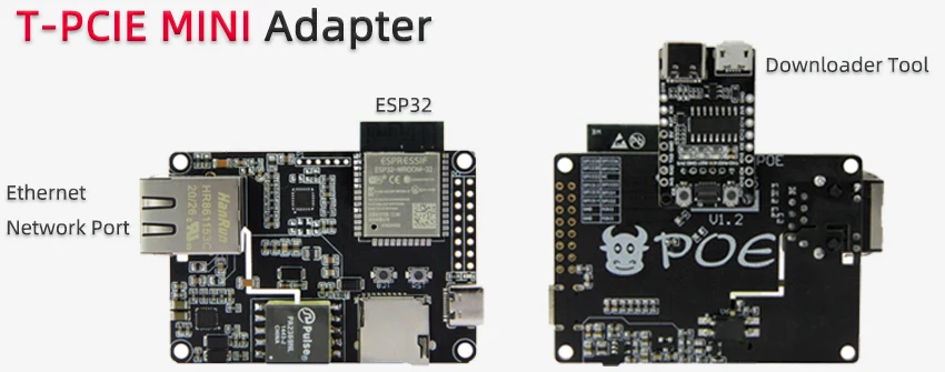 Ttgo Lilygo T-internet-poe Esp32 Wroom Lan8720a Chip Ethernet Adapter And Downloader Programmable Hardware Expansion Board