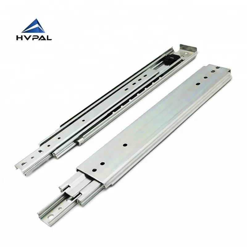 2024 new 76mm transformavel cabinet hardware offset full soft close drawer slide rail 9 inch for office table