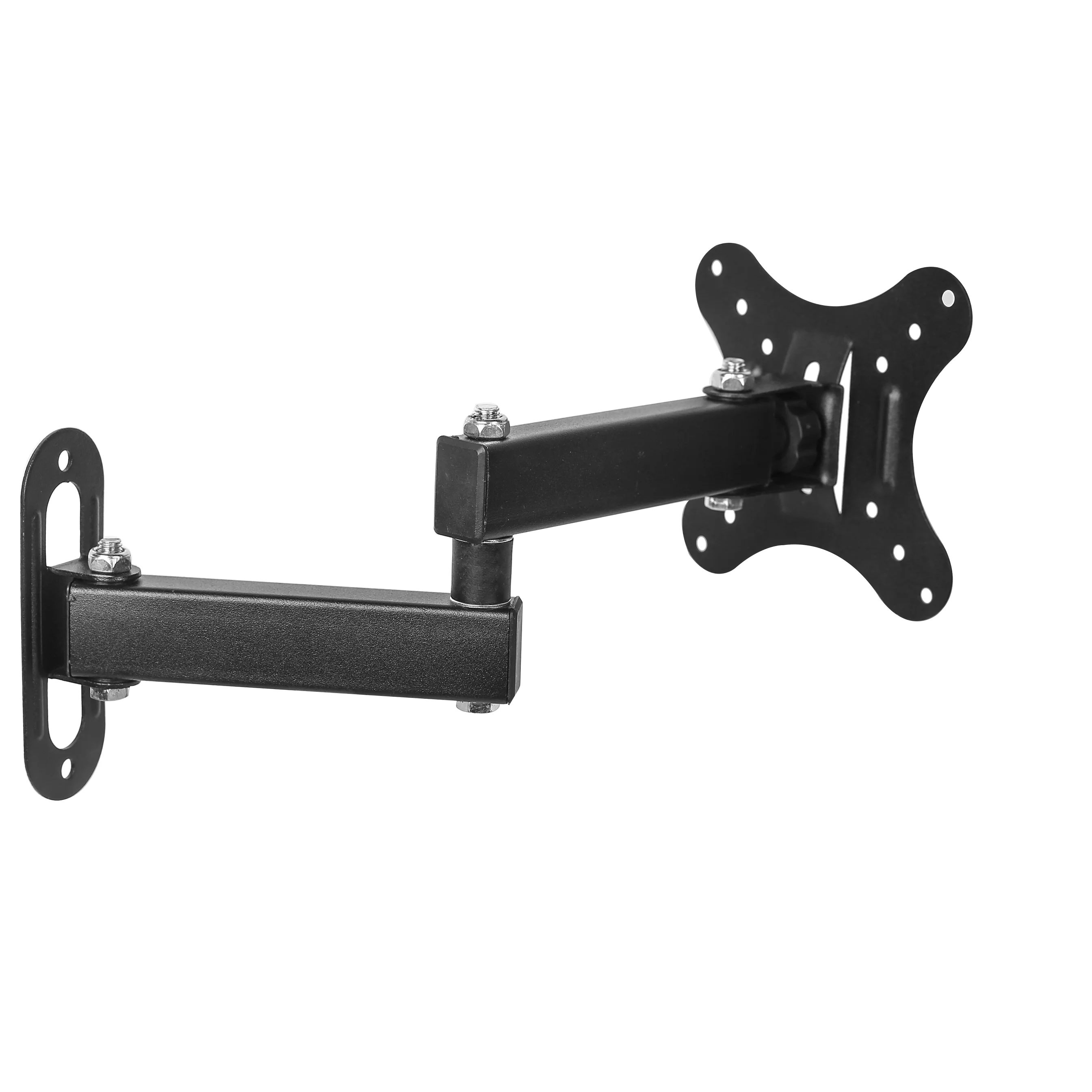 Full Motion 14-27 inch TV Wall Mount Foldable Articulating bracket rotation Tilt swivel retractable lcd led monitor arm modern