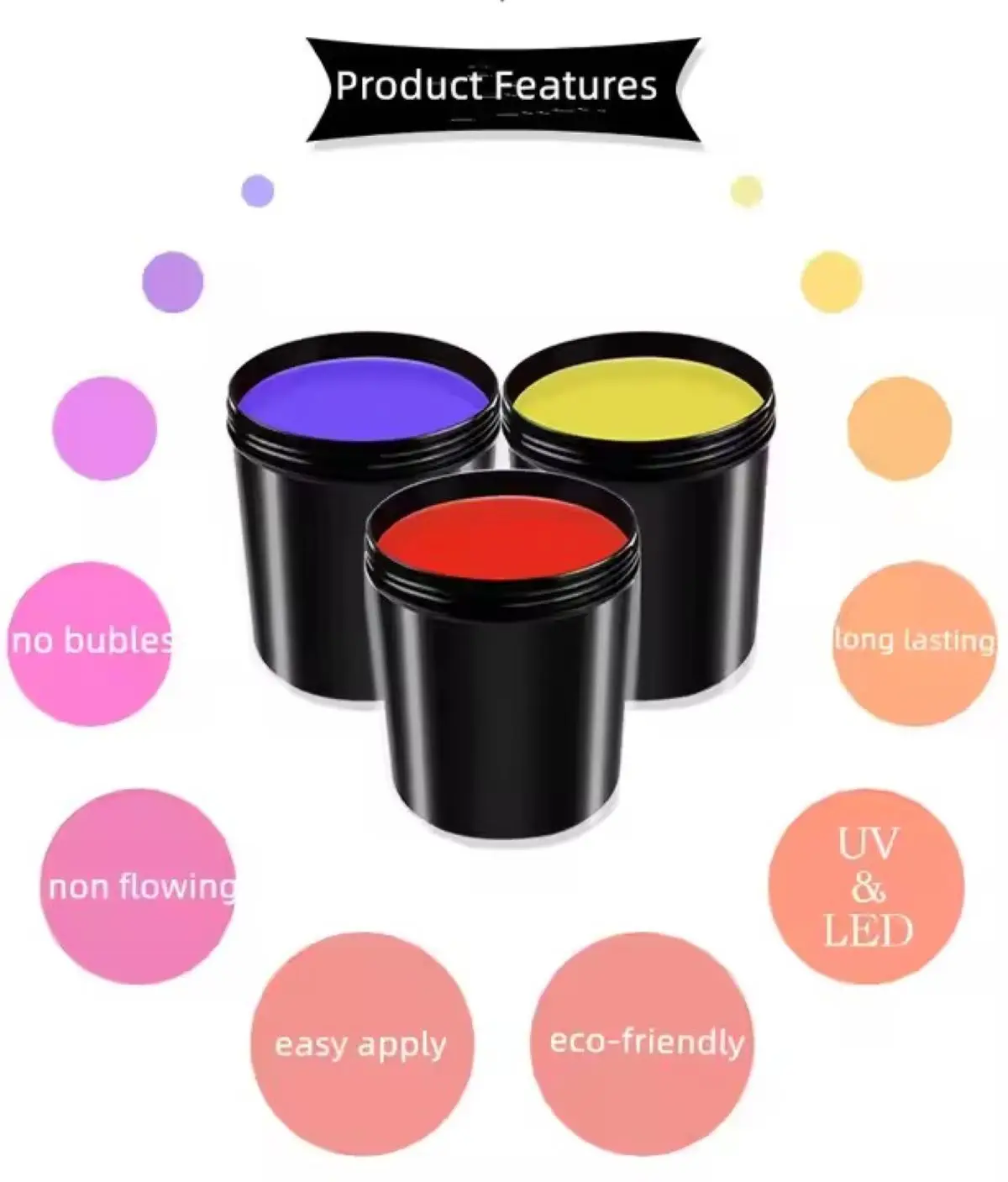 Neiss Private Label Gel Nail Polish for nail extensions Liquid gel 1KG  fast builder poly liquid extension gel for nail art