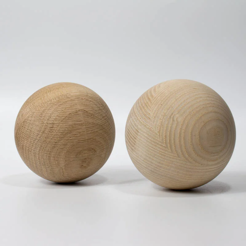 
Cute Wood Round Ball 3 inch Ideal for Numerous Craft Projects Smooth Solid Wood Ball 