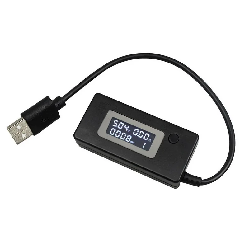 Mini LCD Dual USB Voltage and Current Detector Mobile Power USB Charger Tester
