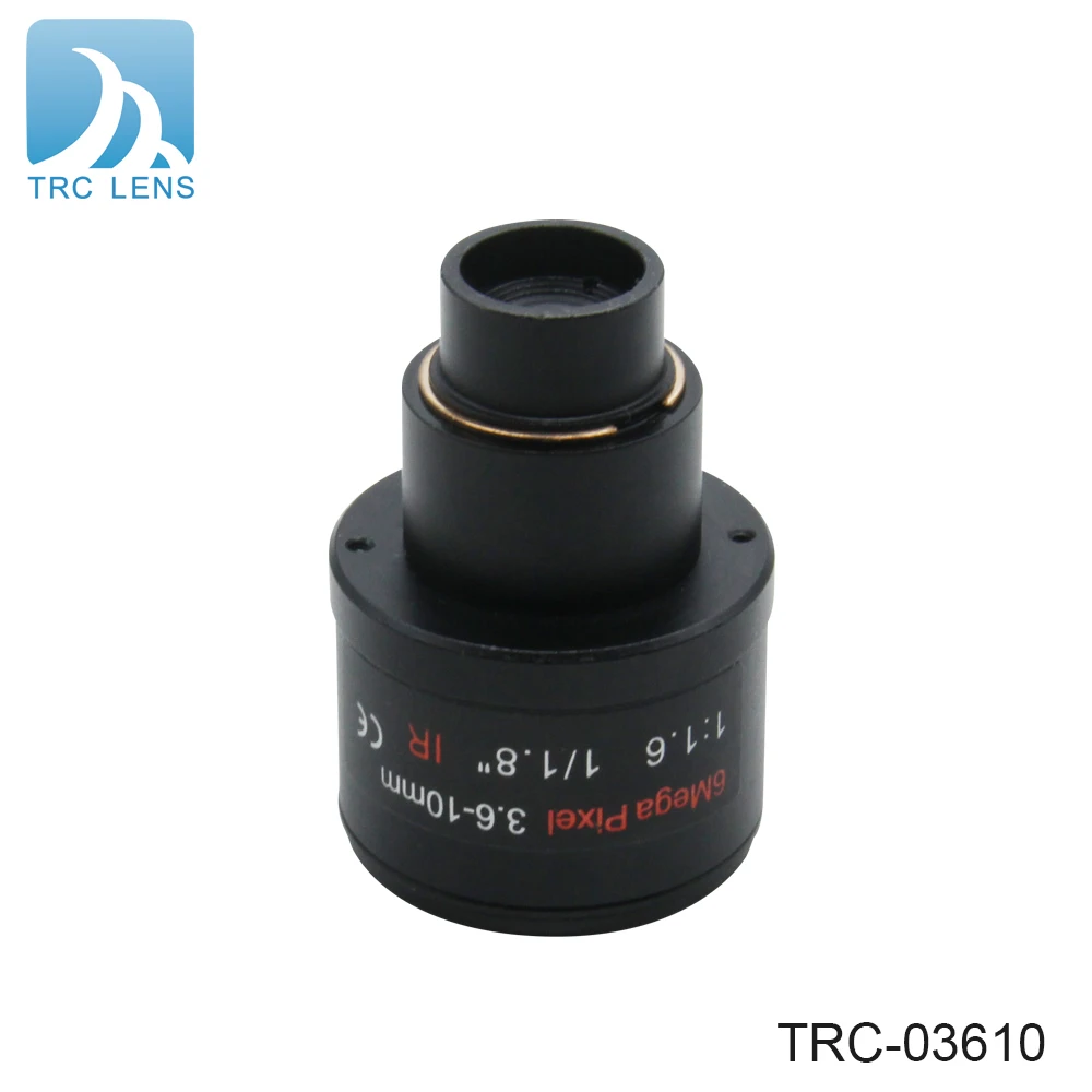 3.6-10mm 1/1.8 inch 6MP D14 Mount cctv varifocal lens