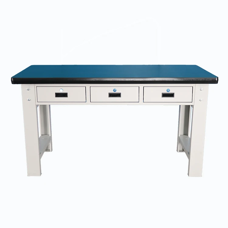 Heavy Duty OEM Electronic Esd Lab Workbench Work Bench with Drawers for Soldering Use Steel Metal Chinese Stainless Steel