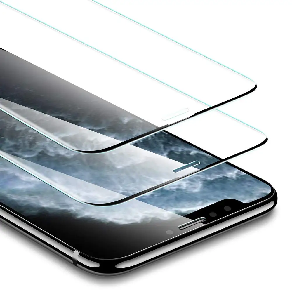 Закаленное стекло для iPhone 11 Pro защита экрана 3x прочная Max